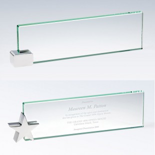 Nameplate w/ Chrome holder