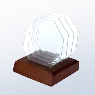 Octagon Glass Coaster